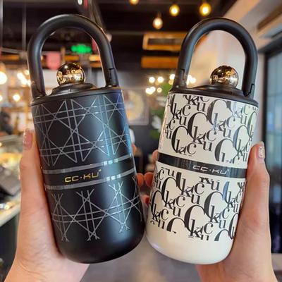 小香风潮流不绣钢时尚保温杯