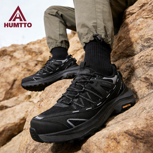 悍途户外登山鞋男四季低帮防滑耐磨厚底透气越野专业爬山徒步鞋男