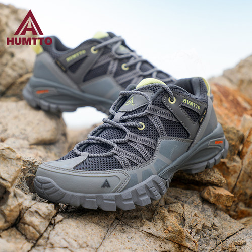 悍途户外登山鞋男夏季新款网面厚底耐磨透气轻便防滑专业徒步鞋男