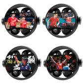 蓝牙耳机来图定制夹耳入耳式 孙颖莎王楚钦应援周边 莎头组合同款