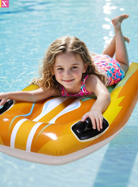 INTEX儿童游泳圈充气泳池浮排浮床水上漂浮玩具冲浪坐骑打水浮板