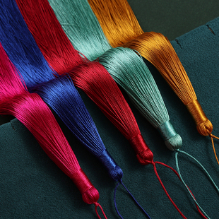 流苏吊穗高档大号灯笼长款穗子婚礼舞台装饰diy材料挂饰绳团扇穗