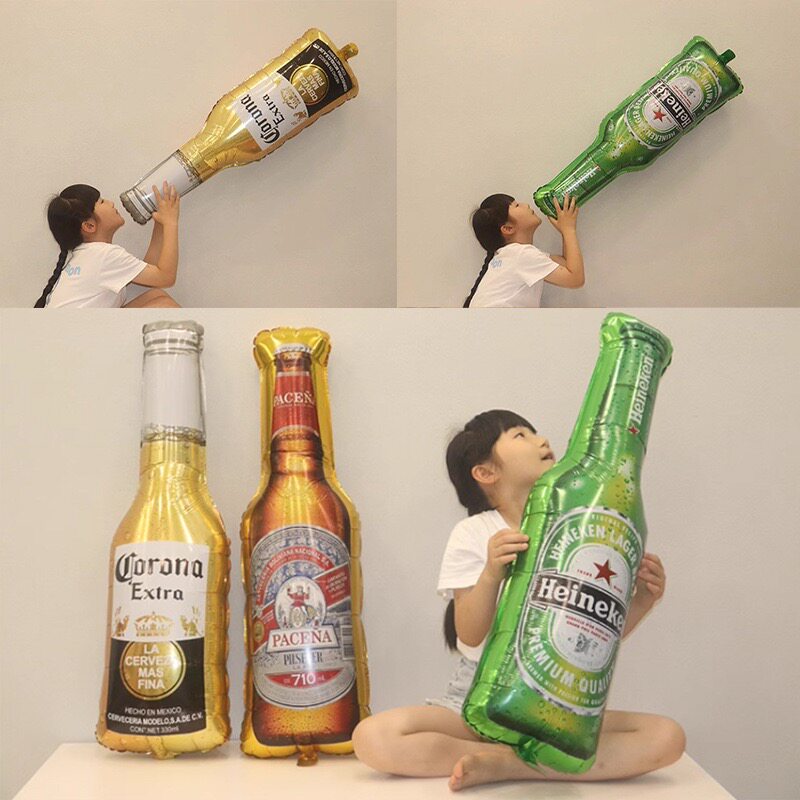 酒杯酒瓶铝膜气球男女孩生日派对装饰婚庆酒吧求婚表白装饰威士忌
