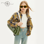 新款 儿童衬衫 中大女童复古外套​2026春季 洋气春秋宽松百搭上衣