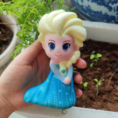 现货 冰雪奇缘爱莎公主捏捏乐解压玩具减压神器儿童发泄爆款艾莎