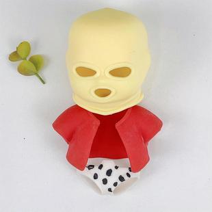 黑娃娃捏捏乐衣服14cm土匪娃娃衣27cm娃娃衣美人鱼搞怪礼物减压