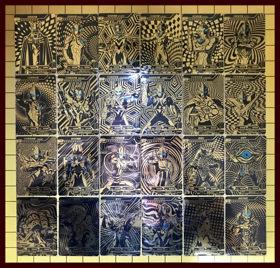 卡游奥特曼卡片CP三弹赛罗HR卡