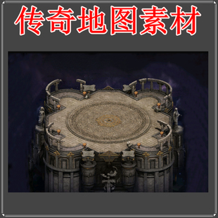 传奇地图素材 高清地砖无缝封边 复古真彩 PNG 格式 GM 开服专用