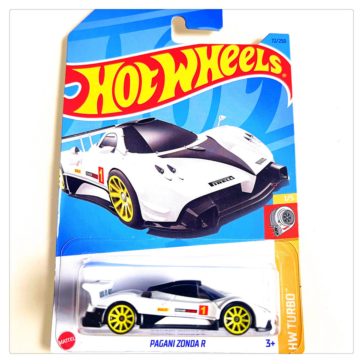 HOTWHEELS 핫 휠 합금 소형 스포츠카 모델 2024JDHCN 배치 PAGANI PAGANI ZONDA R