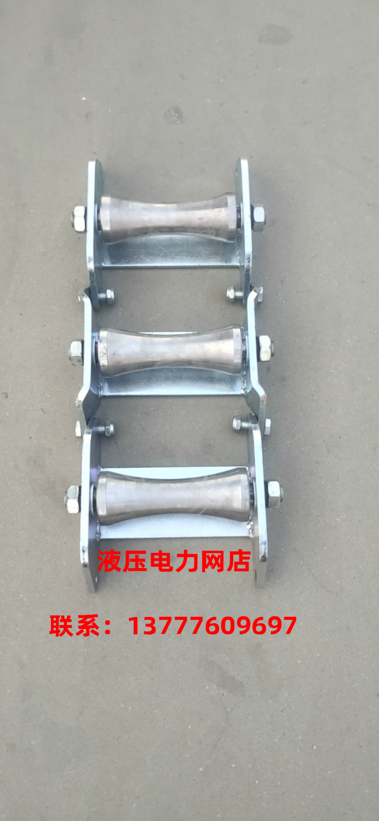 小钢轮电缆放线滑轮/井口三联滑轮/地缆多联滑车坑口滑车三联井口