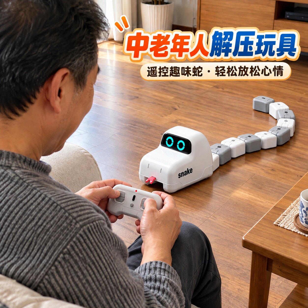 老年人解闷玩具遥控磁力贪吃蛇老人益智防止老年痴呆训练大脑游戏