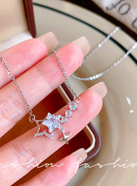 钛钢项链轻奢小众设计感女款颈链