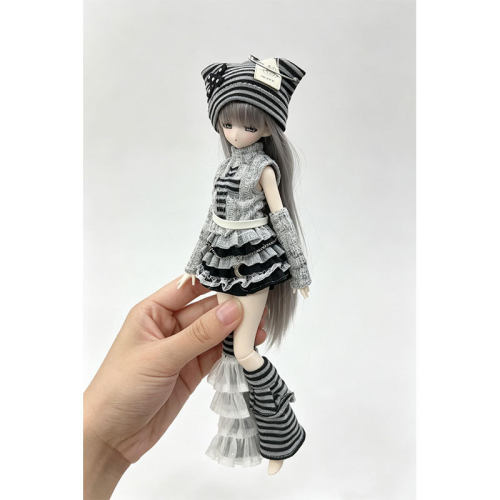 azone/ob22/ob24/齐刘海/米甜四代娃衣特六可穿衣服 · 灰雾猫眠