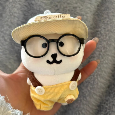 可爱熊熊背带裤系列衣服套装10cm13cm自嘲熊娃衣【不含玩偶】