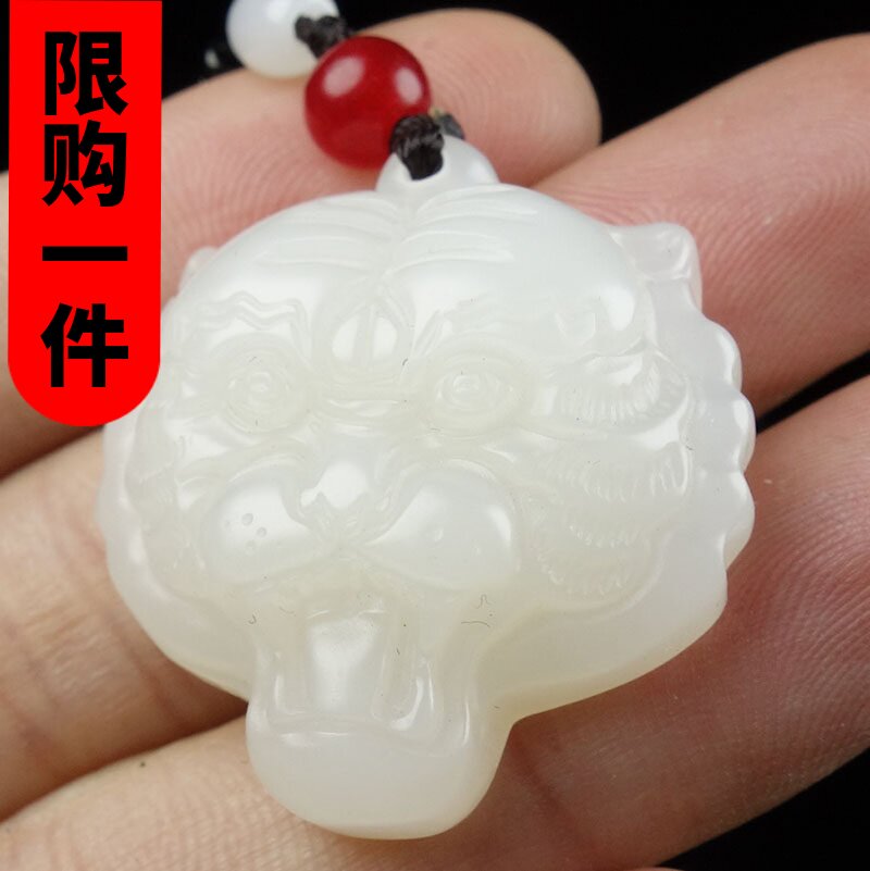 虎虎生威挂件男女款新疆和田玉