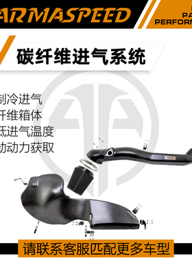 ARMASPEED干碳纤维风箱改装高流量进气适用雷克萨斯IS200T GS200T