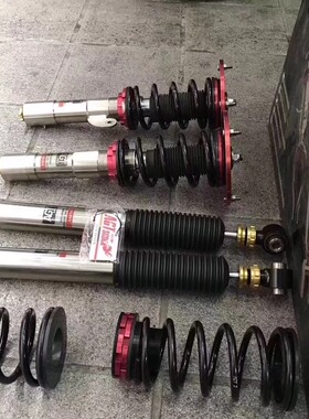 AGT-shock倒插式绞牙避震器软硬高低可调适用MINI F54/F55/F56