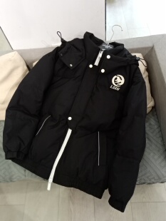 冬季白鸭绒羽绒服男孩初中高中学生假两件加厚外套青少年大童冬装