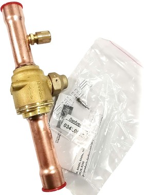 人气丹佛斯球阀GBC18S检测口热泵空调冷库制冷媒手动截止009L7054