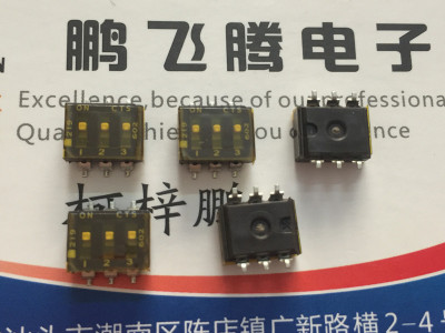 美国CTS 219-3LPSTR琴键式拨码开关 3位贴片平拨拨动编码 2.54mm