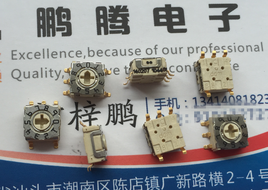 德国DDM 0-9/10位旋转编码开关 正码3:2脚位 528-21503201505