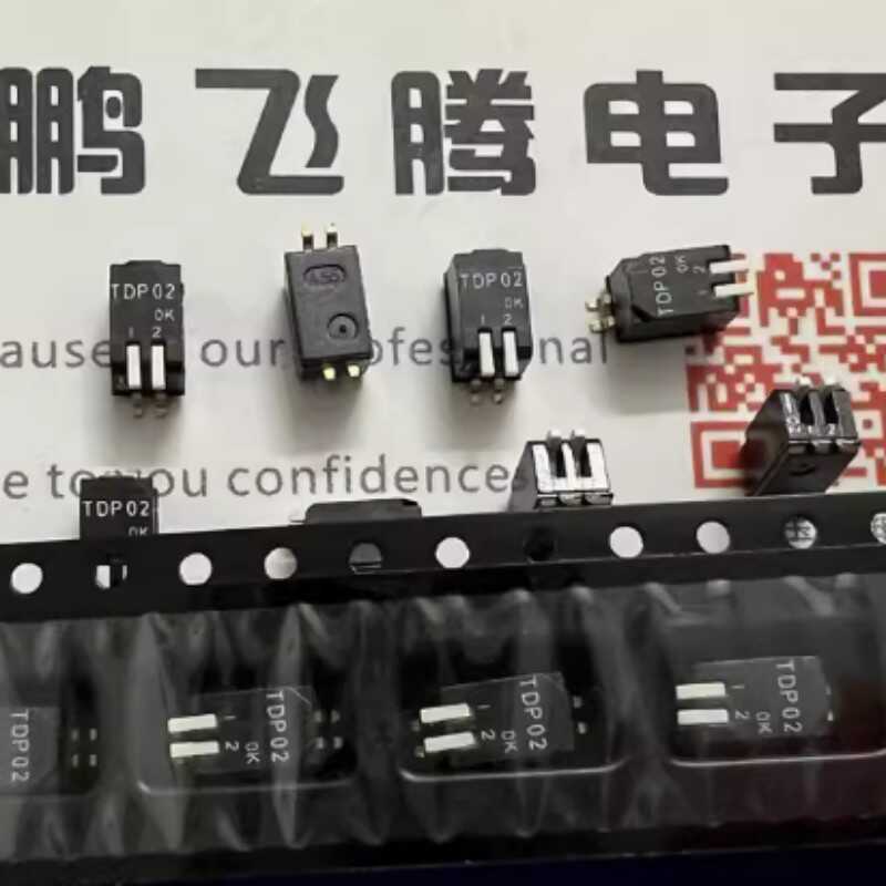 TDP02H1SBD1R原装美国拨码开关2位琴键式侧拨2P编码 贴片 1.27mm