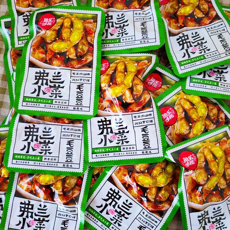 鱼乐味视弗兰小菜脆黄瓜贡菜素食蔬菜下饭菜爽嫰金针菇250g酱菜