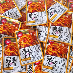 湖南鱼乐味视弗兰小菜木瓜丝玉米素虾仁休闲香辣零食小吃小包装