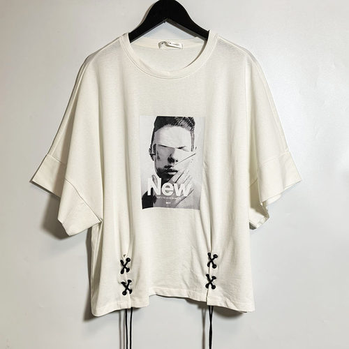 短袖休闲适中棉质女T恤