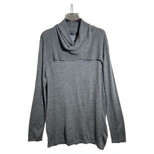 圣迪家男式 印花亲肤柔软交叉领针织毛衣3520