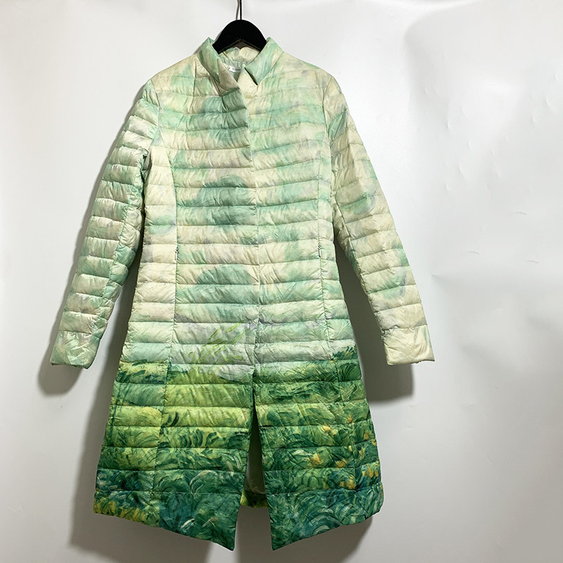 圣迪聚酯纤维立领特价羽绒服