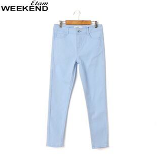 ◆Etam/艾格 ES专柜正品折扣店◆浅蓝色小脚牛仔裤