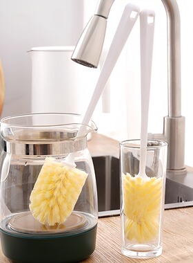 洗杯子专用刷子杯刷清洗水杯奶瓶刷清洁长柄无死角家用刷杯子神器