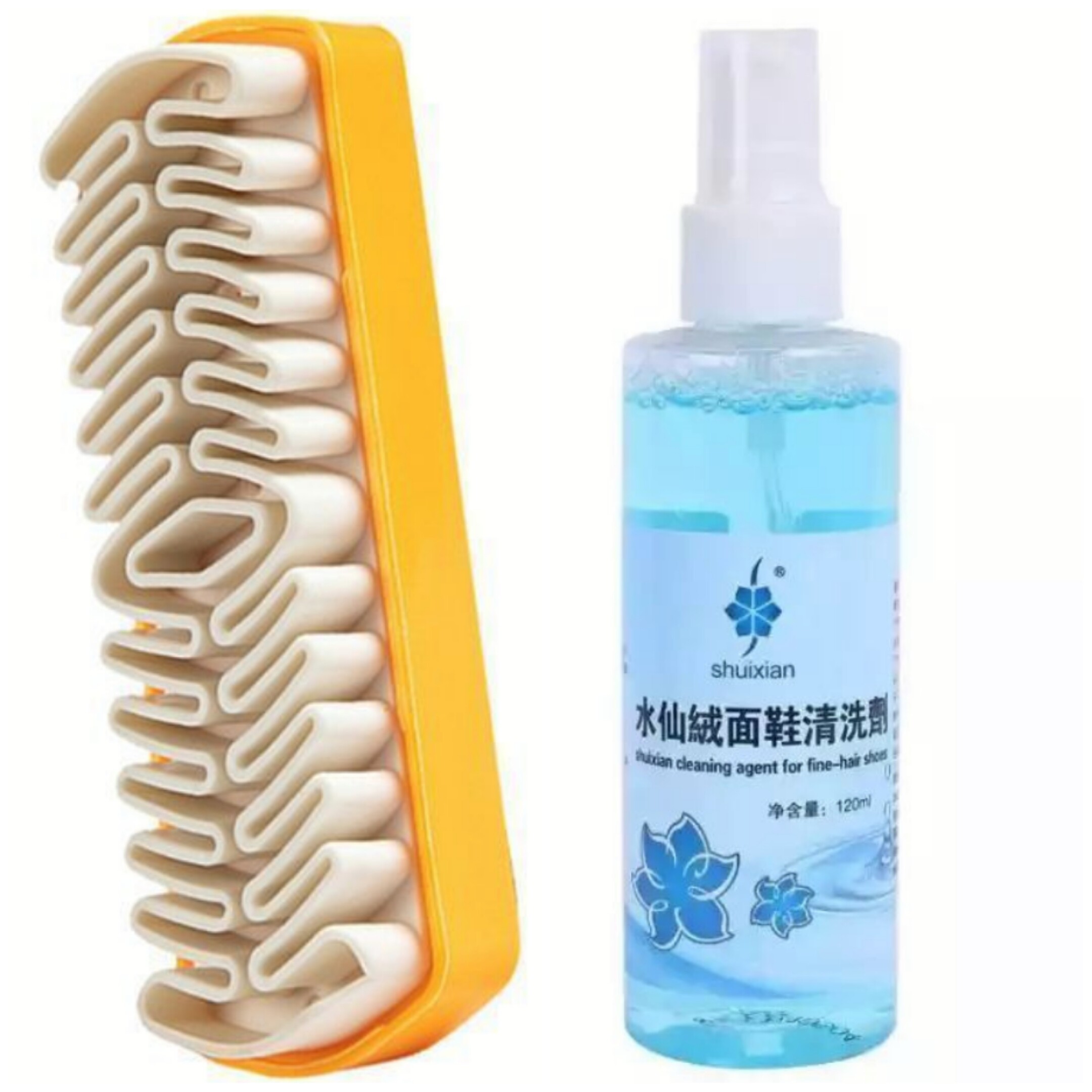 水仙绒面鞋清洗剂磨砂皮鞋油刷子