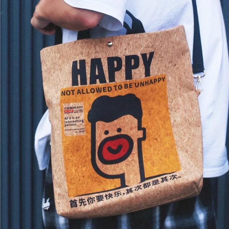 阿福日记大容量托特包通勤斜挎包
