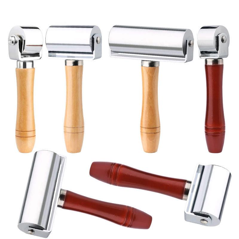 皮革不锈钢压轮滚筒压推轮防水滚子施工 304压边滚轮自黏贴纸卷材