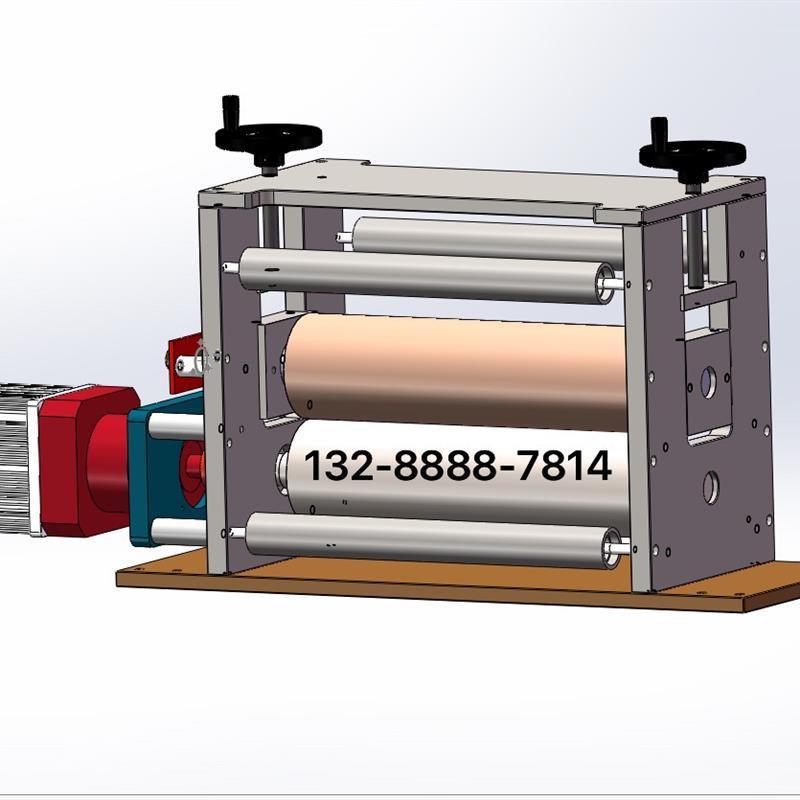 对压输送设备送料牵引机对辊材料加热覆膜辊特种新机动力小实验机