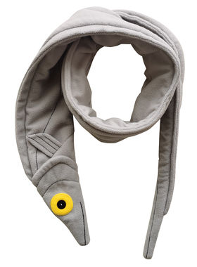 SGKJ带鱼围巾冬季新品可爱保暖围脖厚围巾原创毛绒男女礼物预D款