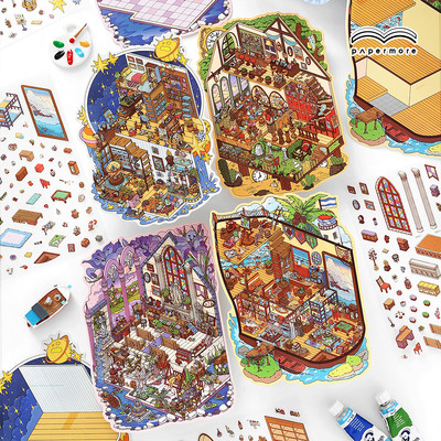 小角落第五弹3D造景贴纸