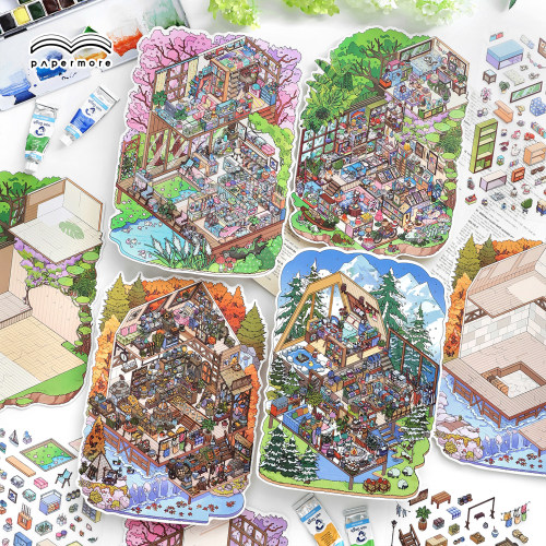 小角落第10弹3D造景立体贴纸