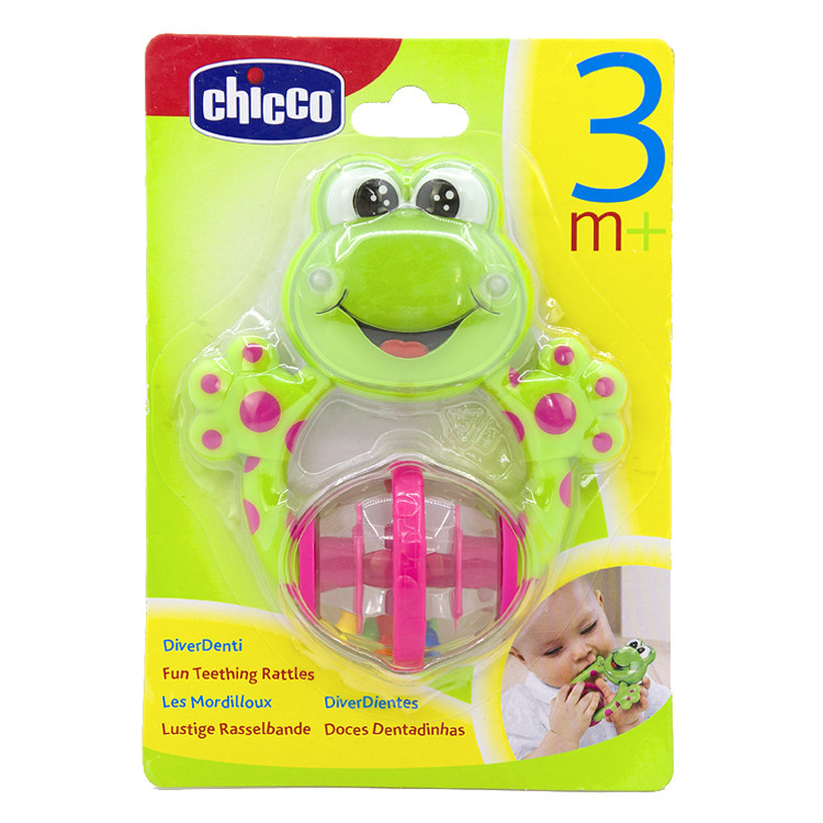 CHICCO 智高婴儿感官安抚玩具手握摇铃 牙胶小青蛙摇环 固齿磨牙|ruв категории игрушка/коляска/головоломка/блоки/модель, детей кольцо/ткань играть/успокоить игрушки, хрип - от Buy2taobao.com для оказания профессиональной услуги покупки агента Taobao