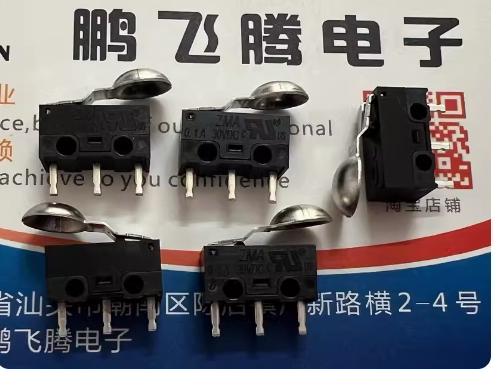 进口 ZMA00A150S06PC 行程限位开关3脚 微动开关针脚 0.1A圆形柄