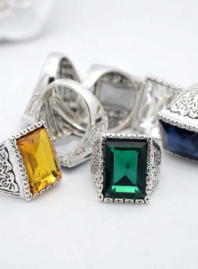 简约时尚欧美潮男防宝戒指/指环