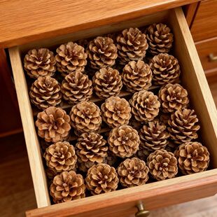 【油松】天然干花松果油松塔摆件手工果壳diy幼儿园手工环创松塔
