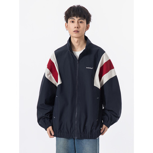 新款 YOKE 休闲拼接立领夹克男cityboy秋季 美式 宽松外套 STUDIO