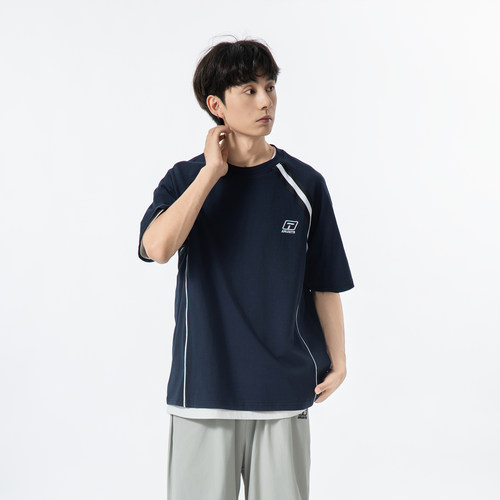 Yoke Studio 2025夏季新品运动休闲T恤男宽松透气短袖T恤男女同款