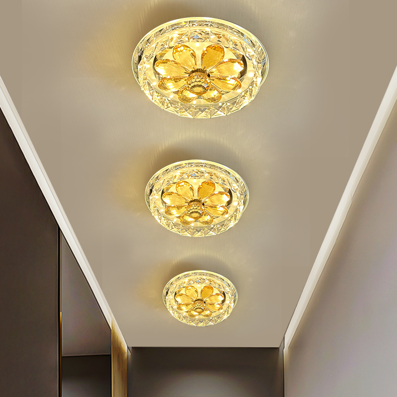 水晶过道灯走廊灯嵌入式玄关灯