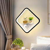 北欧LED壁灯卧室床头灯男孩女孩现代简约创意客厅过道灯走廊灯