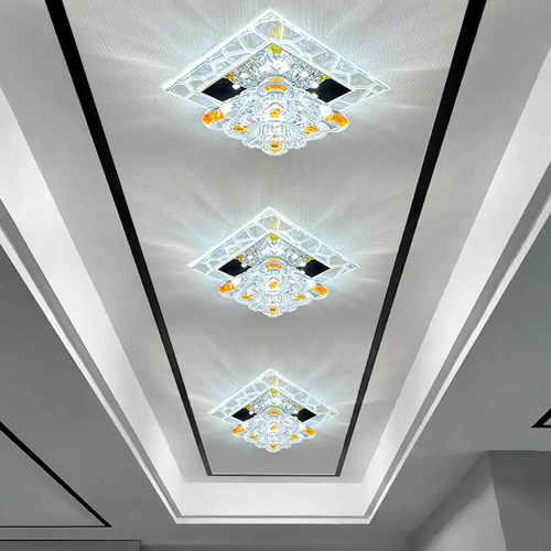 LED现代简约过道水晶走廊灯