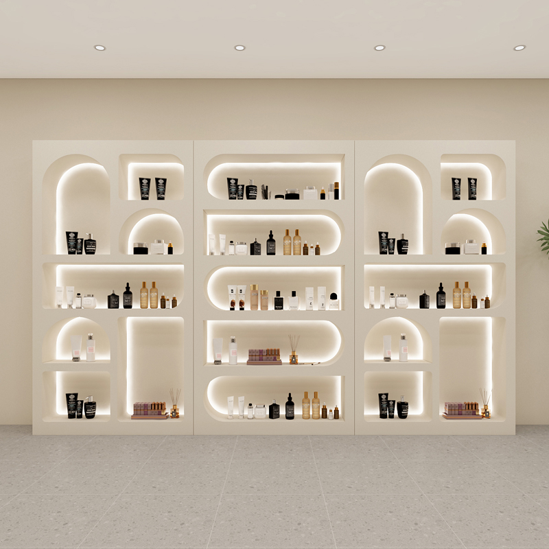 觅郑简约现代纤维版整装展示柜